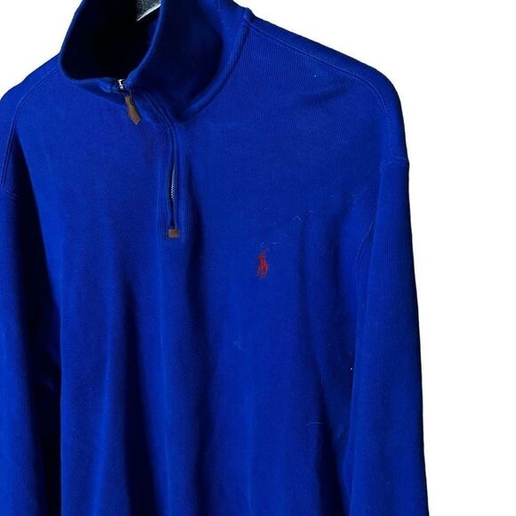 Polo Ralph Lauren 1/4 Zip Pullover Mens Large - Picture 2 of 4